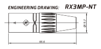Кабельный разъём ROXTONE RX3MP-NT 
