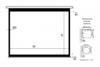 Экран Classic Solution Classic Lyra (16:9) 408x240 (E 400x225/9 MW-M4/W)